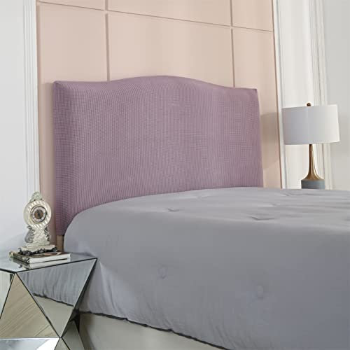 DEZYPZAM Kopfteil Schonbezug, Kopfteilbezug für Bett,Stretch Bett Kopfteil Husse, staubdichte Waschbar Bezug Kopfteilbezug Geeignet für eine Vielzahl von Bettköpfen (Helles Lila,150cm(140-170cm))