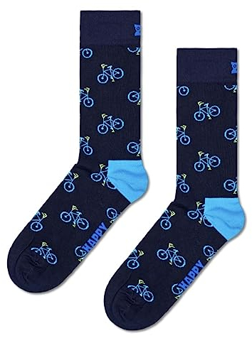 Happy Socks Bike Sock Fahrrad Socke 41-46, Dunkelblau