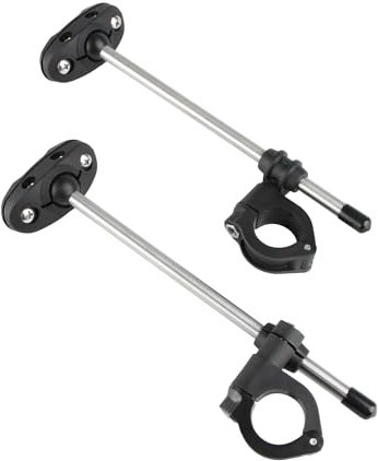 BOYITES Pare-Brise Moto Support Universel Kit Montage Pare-Brise Carénage Moto pour Vélo Rue avec Guidon 22MM 25MM 28MM Moto Pare-Brise