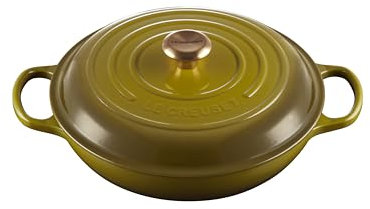Le Creuset Braiser in ghisa smaltata, 3,5 qt, oliva