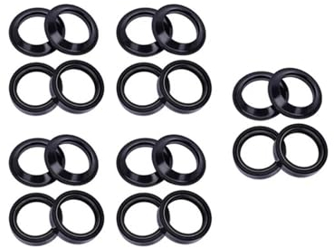 39x52x11 Front Shock Gabel Dämpfer Öl Dichtung 39 52 Staub Abdeckung Lip for Davidson XL1200 XL1200V Siebzig-Zwei 12-2016 XL 1200 V(10pc seal 10pc cover)