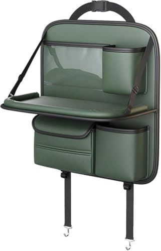 GTALIJHN Auto Rücksitz Organizer Für Mercedes Benz/CLA 45 45S/CLA200/CLA220d/CLA250/CLA250e/CLA260, Klapptisch Autositz Organizers Rückenlehnenschutz Heckablagetasche Wasserdicht Kinder ZubehöR