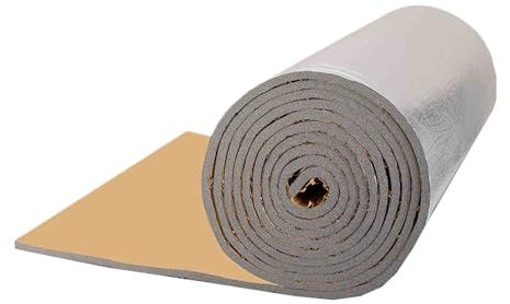 Tapis D'isolation Phonique, Tapis Auto-adhésif D'isolation De Voiture, Panneau Isolant En Caoutchouc De Feuille D'aluminium, 10-40 Mm D'épaisseur, Toits Découpables, Planchers, Lofts(107.64 sqft,10mm