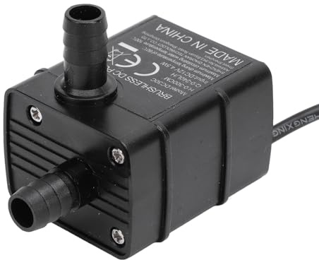 OPPWONG 12V Pumpe, DC 12 V 4,5 W 240 l/h 300 cm Hub Tauchpumpe Springbrunnenpumpe Fontänenpumpe Mini Wasserpumpe Aquarium Pumpe Flüsterleise Mini-Wasserpumpen für Garten, Brunnen