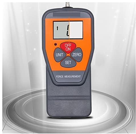 Misuratore di forza digitale Tensiometro digitale VC500N Tensiometro ad alta precisione Misuratore di forza Tensiometro a pressione Tester di trazione Schermo LCD Dinamometro con impugnatura per labor