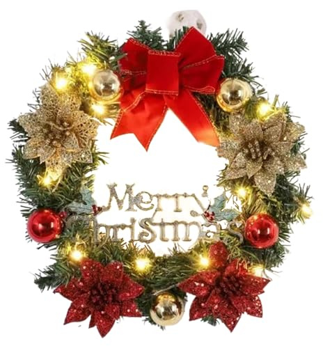 Corone di Natale per Porta d'ingresso con , Corona di Natale pre