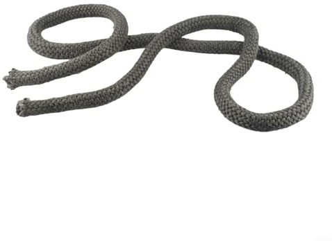 Sello de cuerda de fuego de fibra de vidrio de 2 metros de largo para puerta de estufa de leña, junta ignífuga de 25 mm de diámetro para estufa de pellets y puerta de quemador de troncos