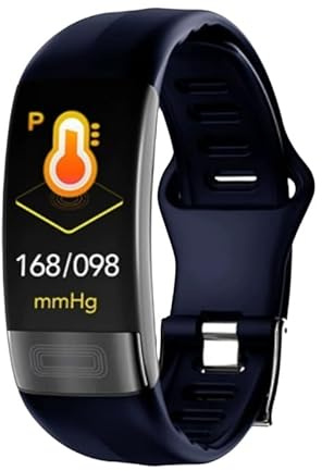bergxperten Frendorf | Smart Armband Blutdruckmonitor | EKG, Herzfrequenz, Sauerstoffsättigung & Schlaftracker Damen Herren 0.96 HD Fitnessuhr Sportmodi