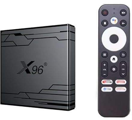 Android TV Box 14.0, X96 NEX, Decodificador Android con 4 GB De RAM Y 32 GB De ROM, CPU S905Y5 De Cuatro Núcleos, Compatible con Wi-Fi Dual De 2,4/5,8 GHz, Resolución 4K/8K H.264 HD.
