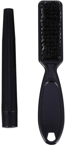 Gogogmee Lápiz y Cepillo para Barba Accesorio de Cuidado Facial Masculino Herramienta Ergonómica para Forma y Rellenar Bigote y Barba Diseño Compacto y Portátil para Uso Diario
