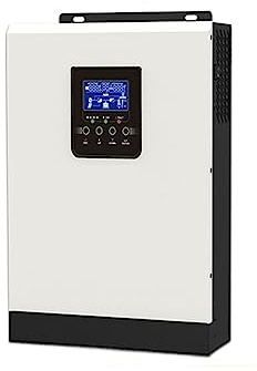 Onduleur Solaire 3000VA 2400W Onde Sinusoïdale Pure DC 24V AC MPPT Onduleur Solaire Intégré 40A Contrôleur Solaire Et Chargeur AC Amp Diversifier Les Utilisations(B)