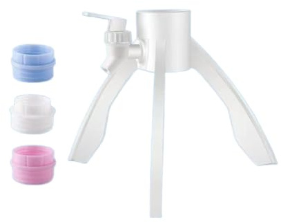 Lecreatekit Soporte para botella de agua con dispensador de grifo para botellas de 4 a 6,5 L, soporte portátil con 3 adaptadores para casa, oficina, camping, color blanco