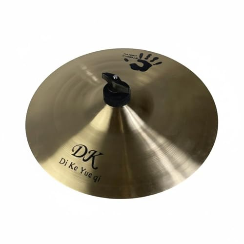 KQFCAZRE Platillo Splashy B20 de 10 Pulgadas Plato B20 de Mano Sostenido Corto Plato Choque Manual para Percusión, Platillo De Mano DK De 10 Pulgadas