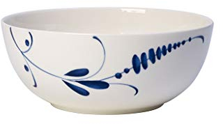 Villeroy und Boch Vieux Luxembourg Brindille Runde Schüssel, 23 cm, Premium Porzellan, Weiß