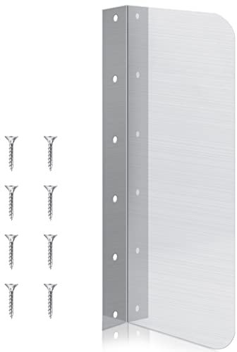 Amylove Spritzschutz aus Edelstahl, 38,1 x 15,2 cm, Wandhalterung, mit Schrauben, Schrauben für Badezimmer, Waschbecken, Seitenspüle, Spritzschutz, für gewerbliche Küche, Restaurant