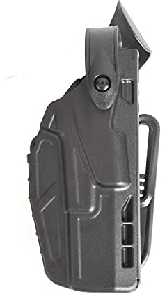 Safariland 7377 (7TS-ALS) Gürtelholster, Ausschnitt für Korn/Gürteldurchlass 45 mm, beige (FDE Brown), rechts, Walther P99Q/PPQ/P99