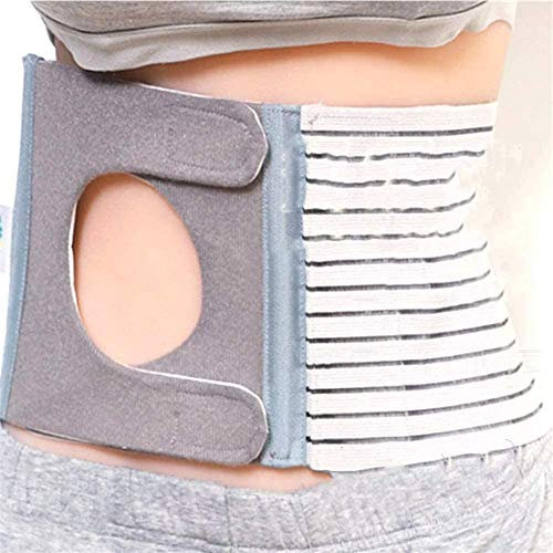 Stoma-Gürtel Ostomie Gürtel Unisex-Stützgürtel für Stomahernien nach Operationen, verstellbares U-förmiges Loch für die postoperative Pflege nach Einer Kolostomie-Ileostomie-Operation