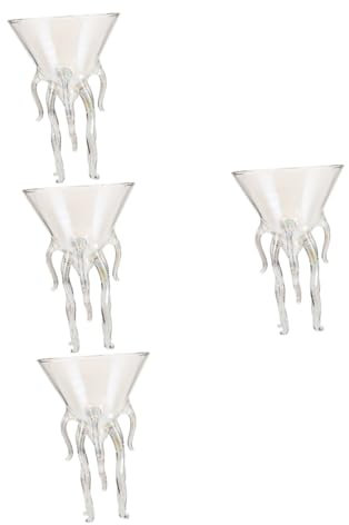 Alipis 4 Pezzi Tazza Di Medusa Bicchieri Da Whisky Tazza Di Vino Decorativa Tazze Per Bevande Bicchieri Riutilizzabili Di Whisky Tazze Da Bar Bicchiere Da Cocktail Riutilizzabile