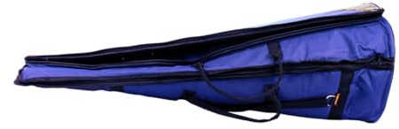 FUNOMOCYA Robuste Posaunentasche aus Oxford Gewebe mit Verdickung und Großer Kapazität Tragbare Tasche für Tenorposaune in Blau für Konzerte und Reisen