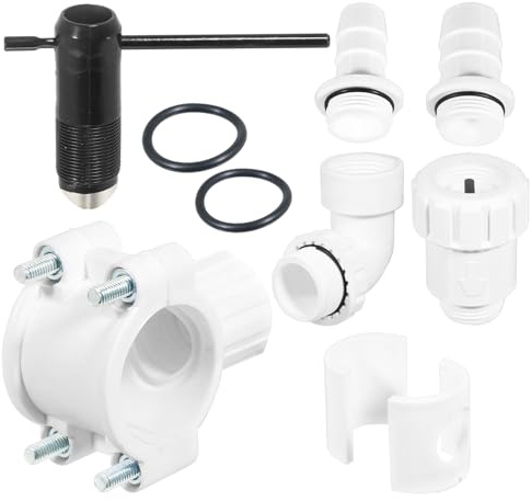 SPARES2GO Washing Machine Drain Out Kit Dishwasher Appliance Waste Pipe Plumbing Set (32mm / 40mm)