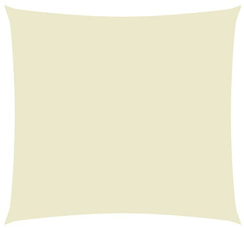 ShGaxin Sonnensegel, Sichtschutz Balkon, Balkon Sonnenschutz, Sonnenschutzsegel,Regenschutz Balkon, Seitenmarkise, Sichtschutz Terrasse, Oxford-Gewebe Rechteckig 2,5x3 m Cremeweiß