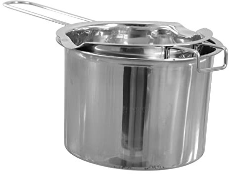 Garneck Stainless Steel Melting Pot for Baking Double Boiler Pot to Melt Cheese and Butter Kitchen Essentials for Chocolate Making