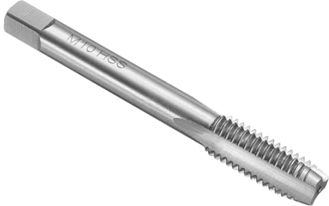 QUARKZMAN Hand Gewindebohrer, M10x1,5 Metrisch Gewindeschneider, Rechtshänder Legierter Werkzeugstahl, Geradnut-Mittelschneider (MB)
