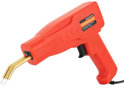 RVIFY Saldatrice per plastica Pistola Saldatrice Portatile per Plastica da 100 W - Strumento per La Riparazione del Cruscotto Dell'auto Saldatrice Elettrica per Auto/Moto/Fai da Te(Red)