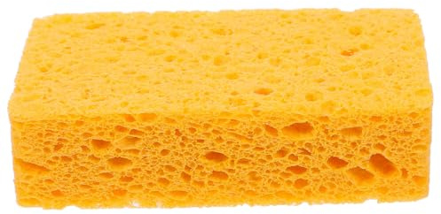 POPETPOP Eponge Vaisselle Lavable Réutilisable de Bois Épaisse Absorbante et Tampon Multi-usage pour Cuisine Évier Pots et Poêles Non Rayante Lot Couleurs Assorties