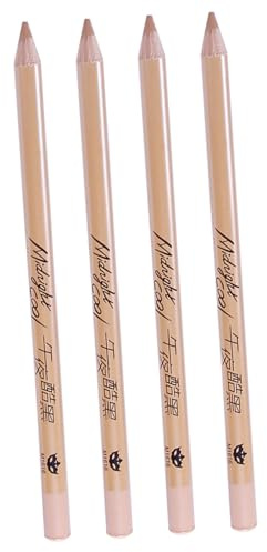 Baluue 4 Stück 4 teiliges Concealer Stift Set – Natürlicher Abdeckstift gegen Augenringe Hautflecken und Narben – Cremiger hautfreundlicher Make up Korrekturstift für Frauen – Einfach