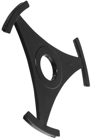LRXIYODE Adattatore Disco Vinile 45 Giri Compatibile Giradischi, Accessorio in Plastica Ecologica Nera Resistente e Stabile per Registrazioni Domestiche