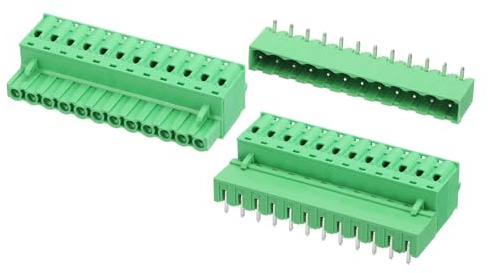 QUARKZMAN 2 Satz 10-Polig PCB-Klemmleiste, 5.08mm Leiterplatten Stecker und Steckdosen Kits Anschlussklemme Block Gebogene Nadel für 28-10AWG Kabel