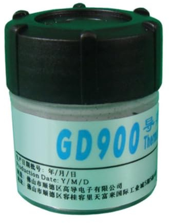 ULTECHNOVO Pasta Termica CPU Alte Prestazioni Resistenza Elevata al Calore e Bassa Contenuto di Olio, Grasso Siliconico Nero per Raffreddamento tra Elemento Riscaldante e Dissipatore