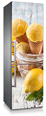 Vinile per frigorifero | Stickers Fridge | Adesivo Frigo | Lemonice (185 x 60)