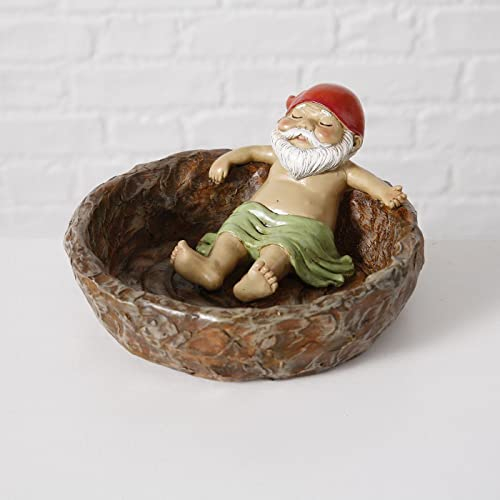 BOLTZE Vogeltränke Niels 2 Ausführungen H9cm Braun Stückpreis