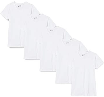berydale Camisetas Mujer, 100% Algodón, Cuello en V (Paquete de 3 y paquete de 5)