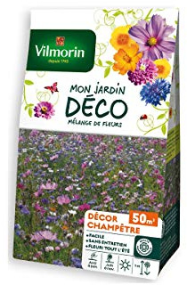 Sachet graines Mélange de fleurs Champetre 50m2