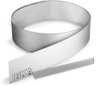 IRKA 1009-001 - Nastro di bordatura per prato - spessore 1 mm - alluminio-zinco - robusta bordatura del letto - altezza 20 cm - lunghezza 10 m