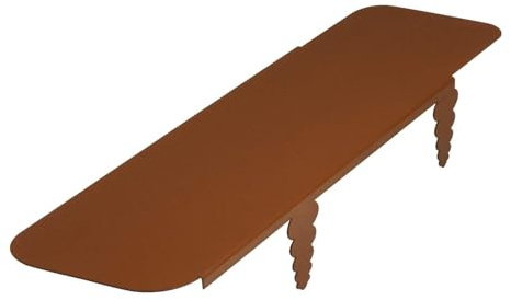 bellissa - Mähkante für Mähroboter aus Cortenstahl 43,7x12cm, 20 Stück - Gesamtnutzlänge ca. 8m - Befahrbare Rasenkante einfach zu verlegen – Plastikfreie Beetbegrenzung für Garten, Rasen & Beet