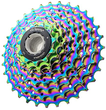 VG SPORTS 8 Speed Cassette 11-25T/11-28T/11-32T/11-36T/11-40T/11-42T for Road Bike/MTB Cassette, Bike Cassette Compatible with Shimano/Sram
