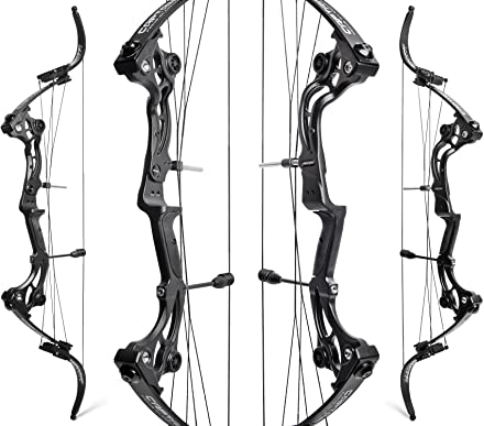 surwolf 50 Recurve-Compoundbogen Bogenschießen Bogen Set Erwachsene Sportbogen mit Zubehör 40-55 lbs Jagd Recurve langbogen für Anfänger Pfeil Zielübung(Bogen)