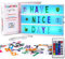 Frasheng Boite Lumineuse Message LED,Light Box Rose avec 192 Lettres et Emojis,LED Light Box Set,Format A4,Blockbuster Letter Box,Un Pratique et Romantique Cadeau pour Toutes Les Fêtes Importants