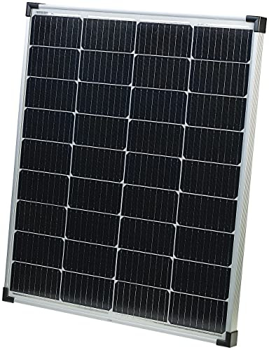 revolt Solarpanel für Garten: Mobiles monokristallines Solarpanel, 110 W, MC4-komp., IP65, Silber (für Stromerzeugung, Kleine Solarzellen, PV)