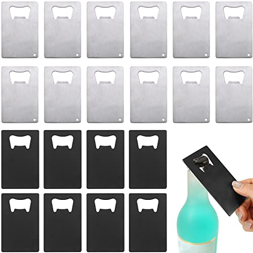 TopTie Lot de 50 décapsuleurs en acier inoxydable pour cartes de crédit, cartes de crédit et cadeaux de mariage