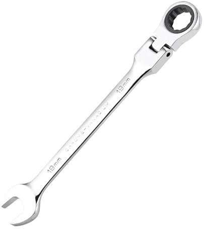 Desconocido Ajustable Llave Llave de carraca for Llave, Herramienta de Enchufe, Cabezal Reversible Flexible, combinación de Llave de carraca, Llaves universales, Herramientas for Coche (Size : 13 mm)