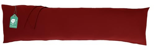 livessa Seitenschläferkissen mit Bezug 40 x 145 cm -Schwangerschaftskissen/Pregnancy Pillow/Stillkissen mit Kissenbezug aus%100 Baumwolle, Verdeckter Reißverschluss an der Langen Seite