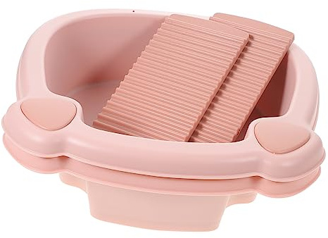GLEAVI 2pièces Bassin à Laver Antidérapant Pour Bassins Pour Laver Les Vêtements Accessoires Pour Maison Et Dortoir