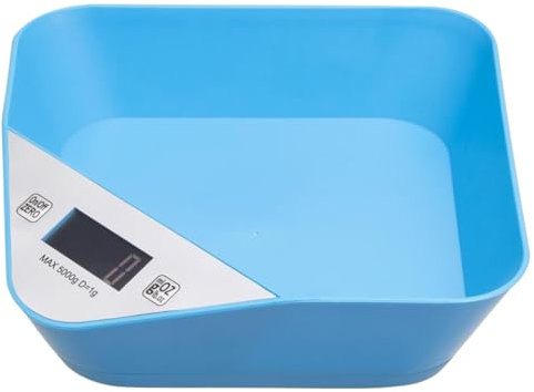 LABRIMP 1pezzi Bilancia Da Cucina Senza Batteria Bilancia Ciotola Per Cottura e Blu Compatta e Facile Da Usare Per Casa e Ristoranti