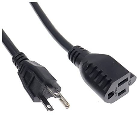 Prolunga Elettrica USA 3. Plug Maschio Prong a Femmina Cavo di prolunga Presa Americano NEMA 5-15P. A 5-15R Cavo di Alimentazione 0,5 m / 1m / 2m/ 3.0m / 5m Prolunga(0.75m)
