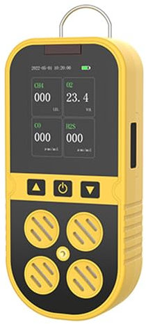 4-in-1 Gas Detector, 4 Gas Monitor Multi Gas Detector, with High-definition Display, Alarm Function, Can Store, Print, and Transmit Up To 150,000 Data, for Work, Home
